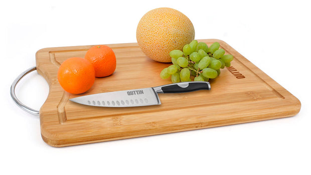 Tocator din bambus, Quttin Natural, L27xl20xH1,5 cm (2)