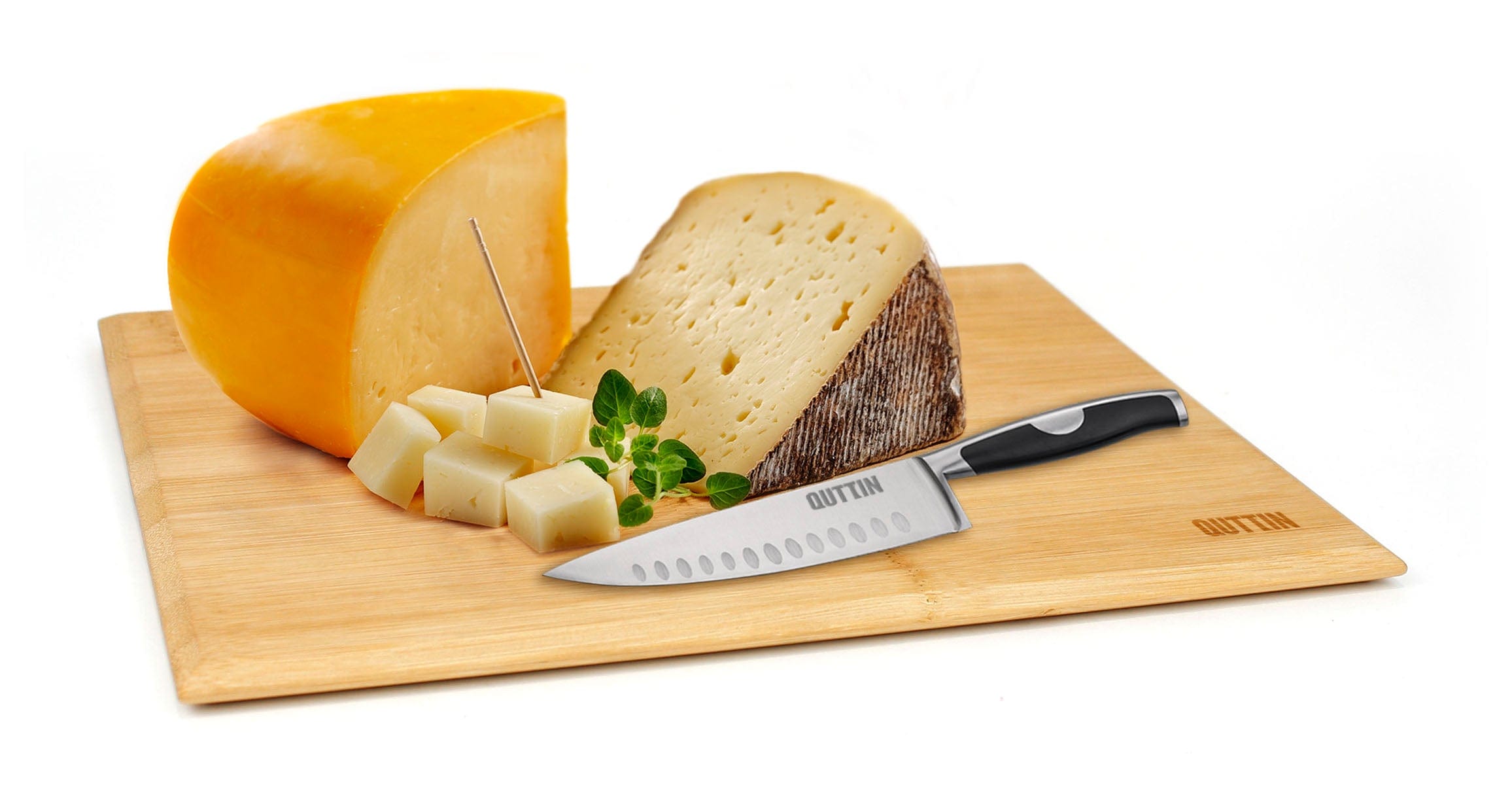 Inde Soler Hispania Tocator din bambus, Quttin Natural, L33xl25xH1 cm