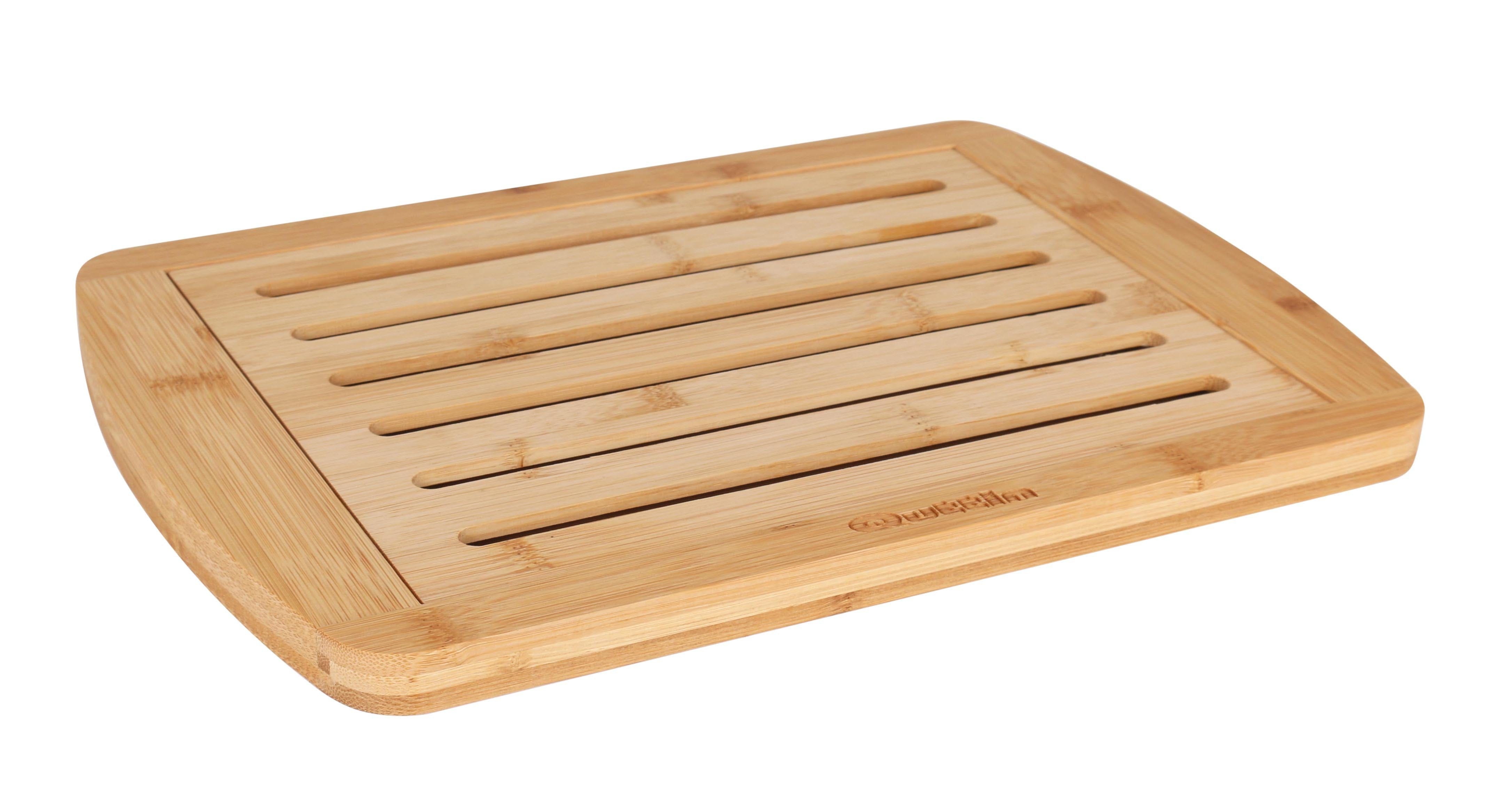 Tocator din bambus, Quttin Natural, L36xl25xH1,8 cm