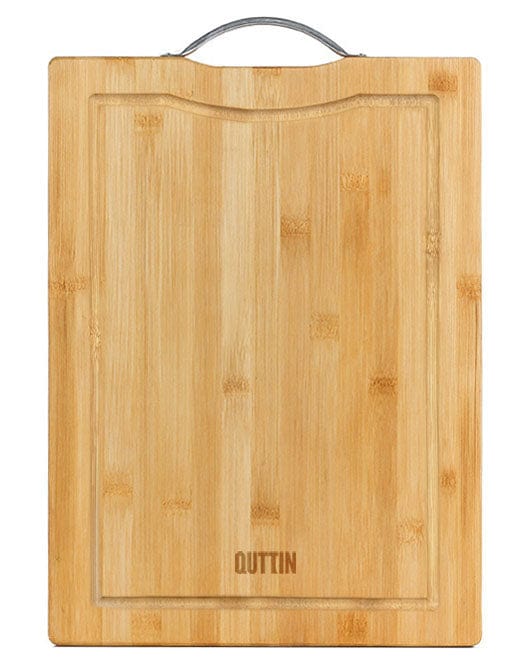 Tocator din bambus, Quttin Natural, L38xl28xH1,8 cm