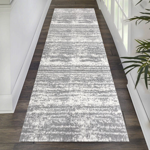 Asir 80 x 300 cm Traversa Aretha 2778A Gri Deschis / Alb