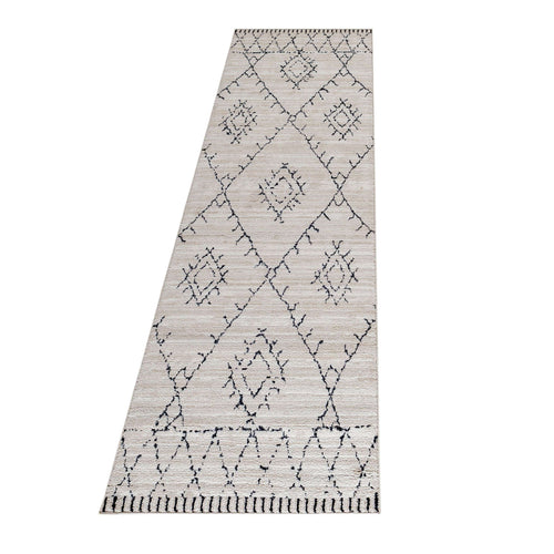 Traversa din poliester Taznaxt 5101 Berber Design Crem & AYYTPCH-TAZNAXT5101CREAM-TRAVERSA