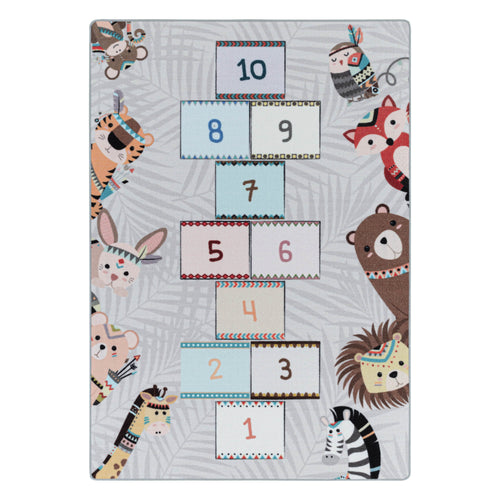 Traversa pentru copii din poliamida Play 2903 Hopscotch Gri & AYYTPCH-PLAY2903GREY-TRAVERSA