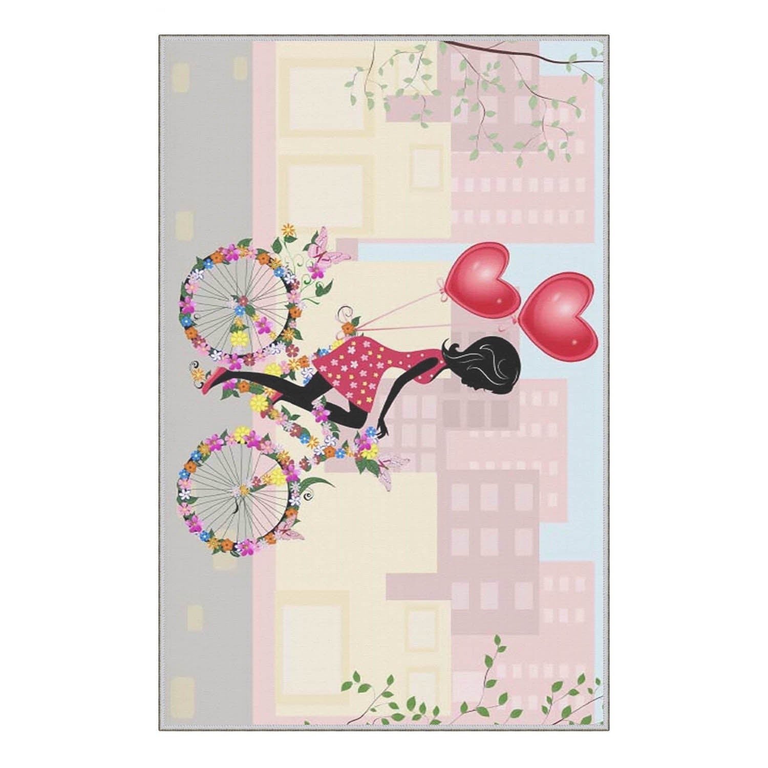 Traversa pentru copii din poliester, Bike 502 Multicolor (3)