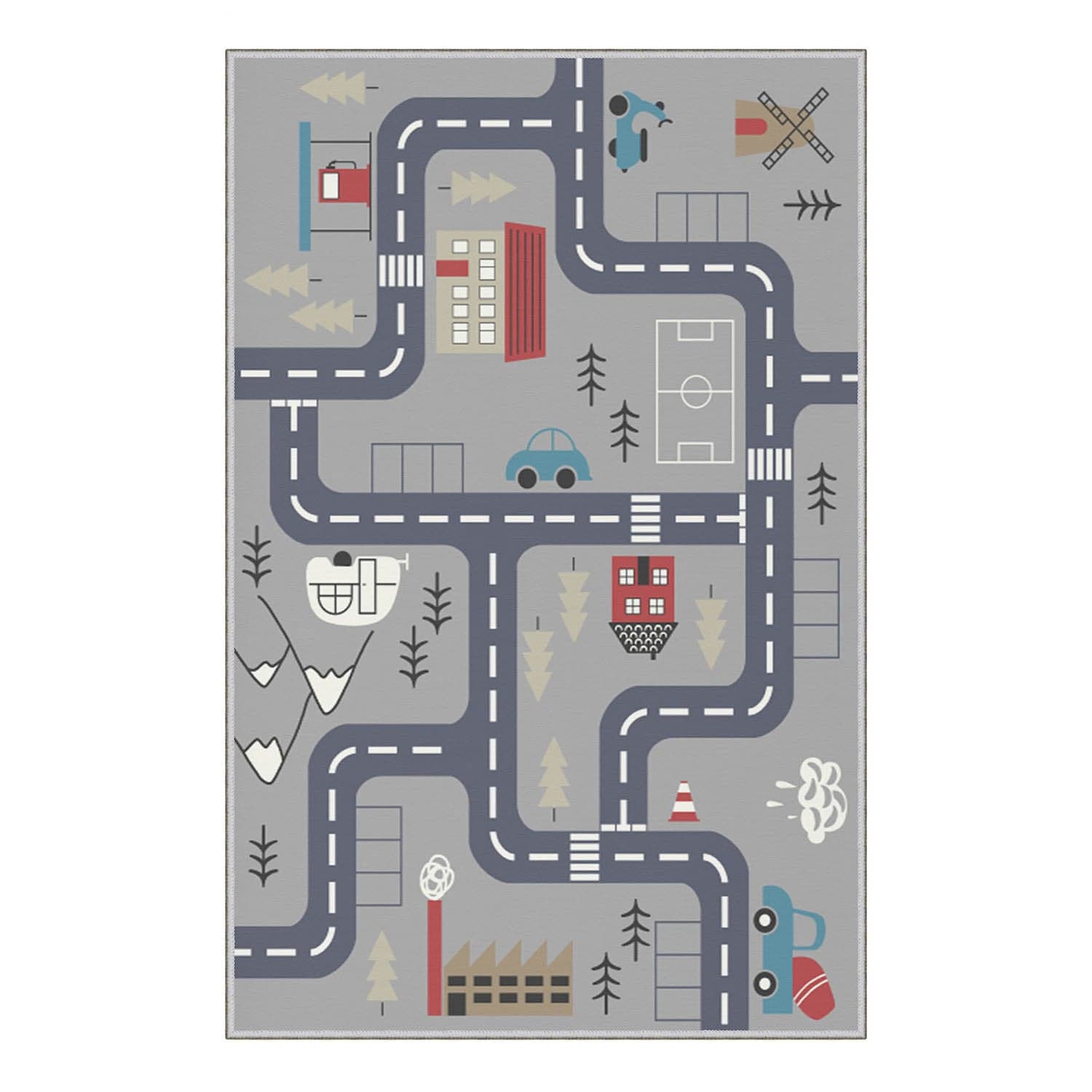 Traversa pentru copii din poliester, Paymento 582 Multicolor (3)