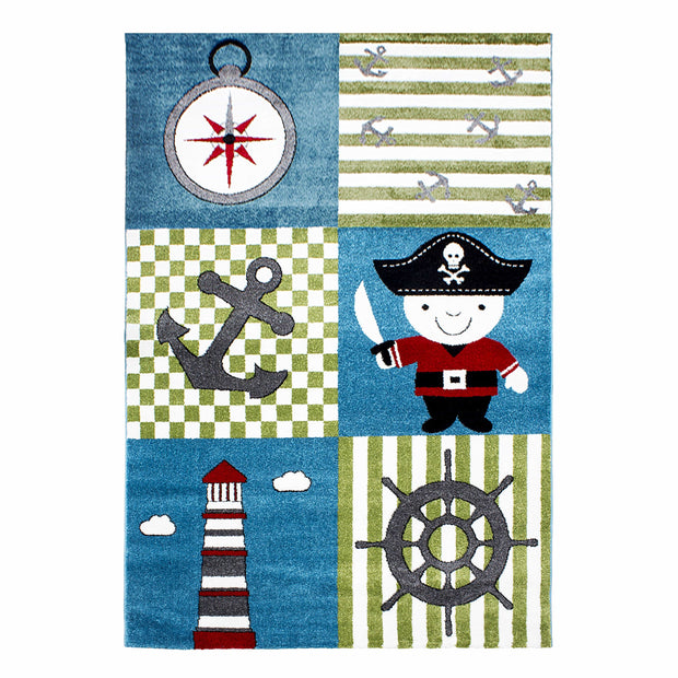 Traversa pentru copii din PP Kids 0450 Pirate Multicolor & AYYTPCH-KIDS0450MULTI-TRAVERSA