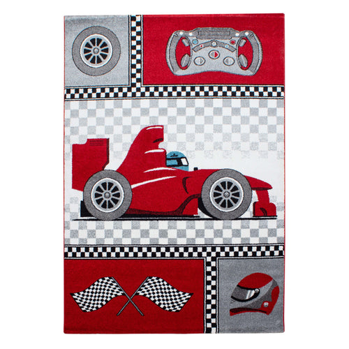 Traversa pentru copii din PP Kids 0460 Racetrack Rosu & AYYTPCH-KIDS0460RED-TRAVERSA