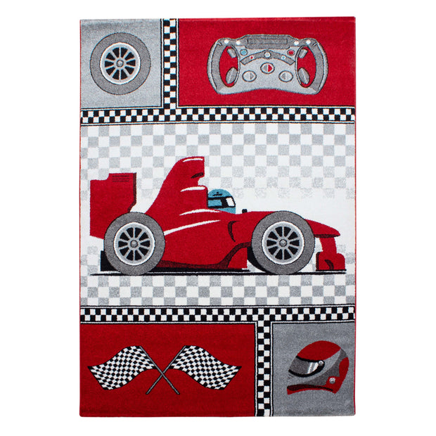 Traversa pentru copii din PP Kids 0460 Racetrack Rosu & AYYTPCH-KIDS0460RED-TRAVERSA
