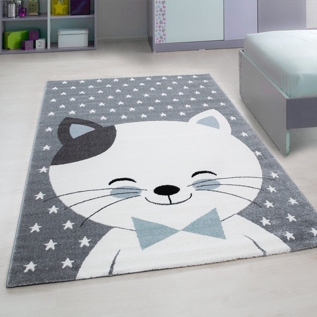 Traversa pentru copii din PP Kids 0550 Cute Cat Albastru (1)