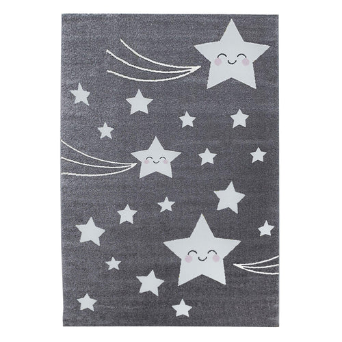 Traversa pentru copii din PP Kids 0610 Stars Gri & AYYTPCH-KIDS0610GREY-TRAVERSA