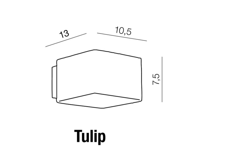Aplica Tulip Negru, AZ0138 (1)