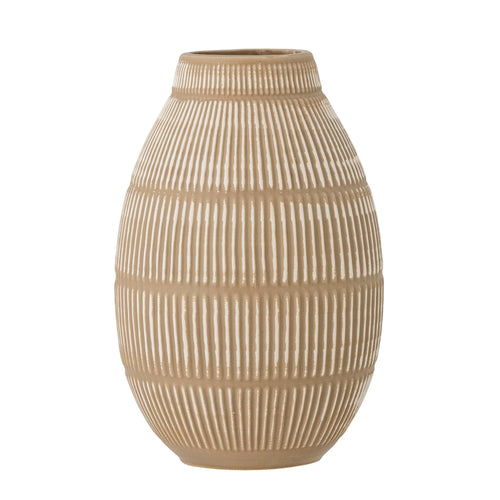 Vaza decorativa din ceramica, Aiva Natural, Ø16xH24 cm