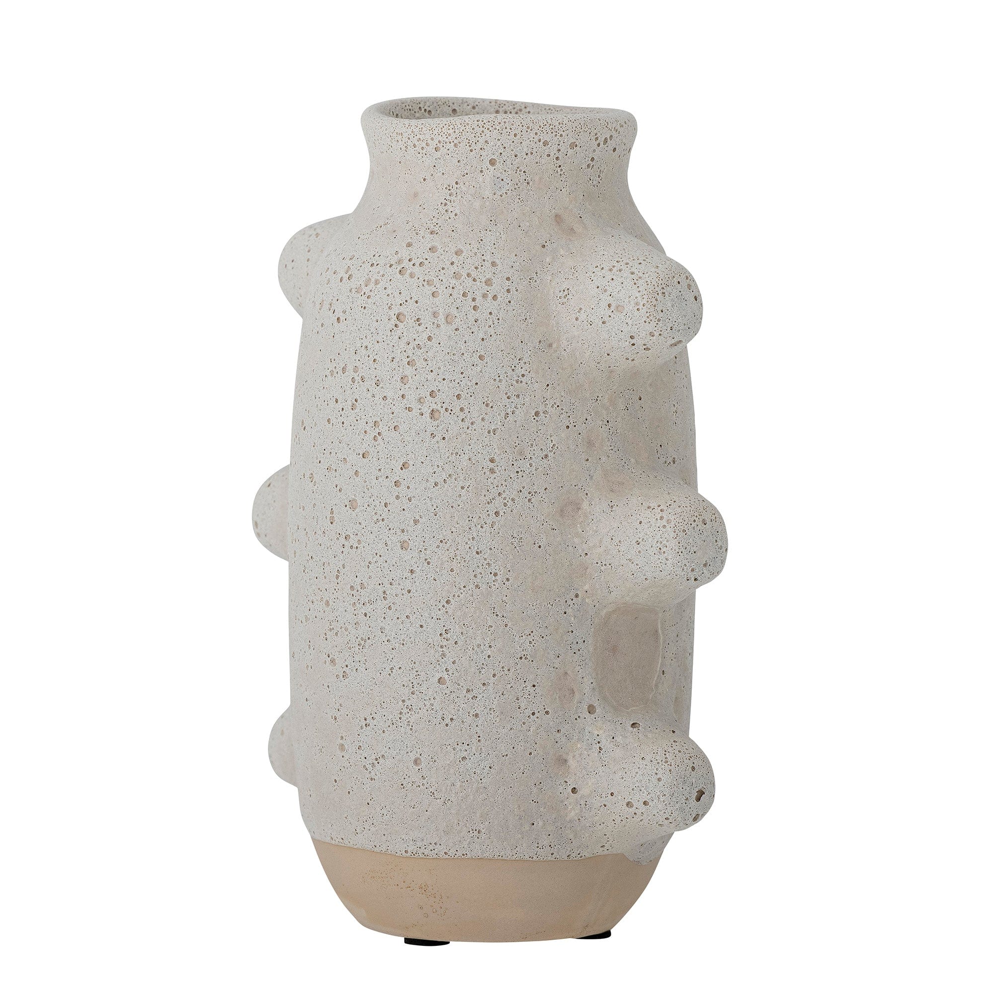 Vaza decorativa din ceramica, Birka Alb, L16xl11xH23 cm (1)