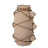 Vaza decorativa din ceramica, Cari Natural, L16xl12xH23 cm (1)