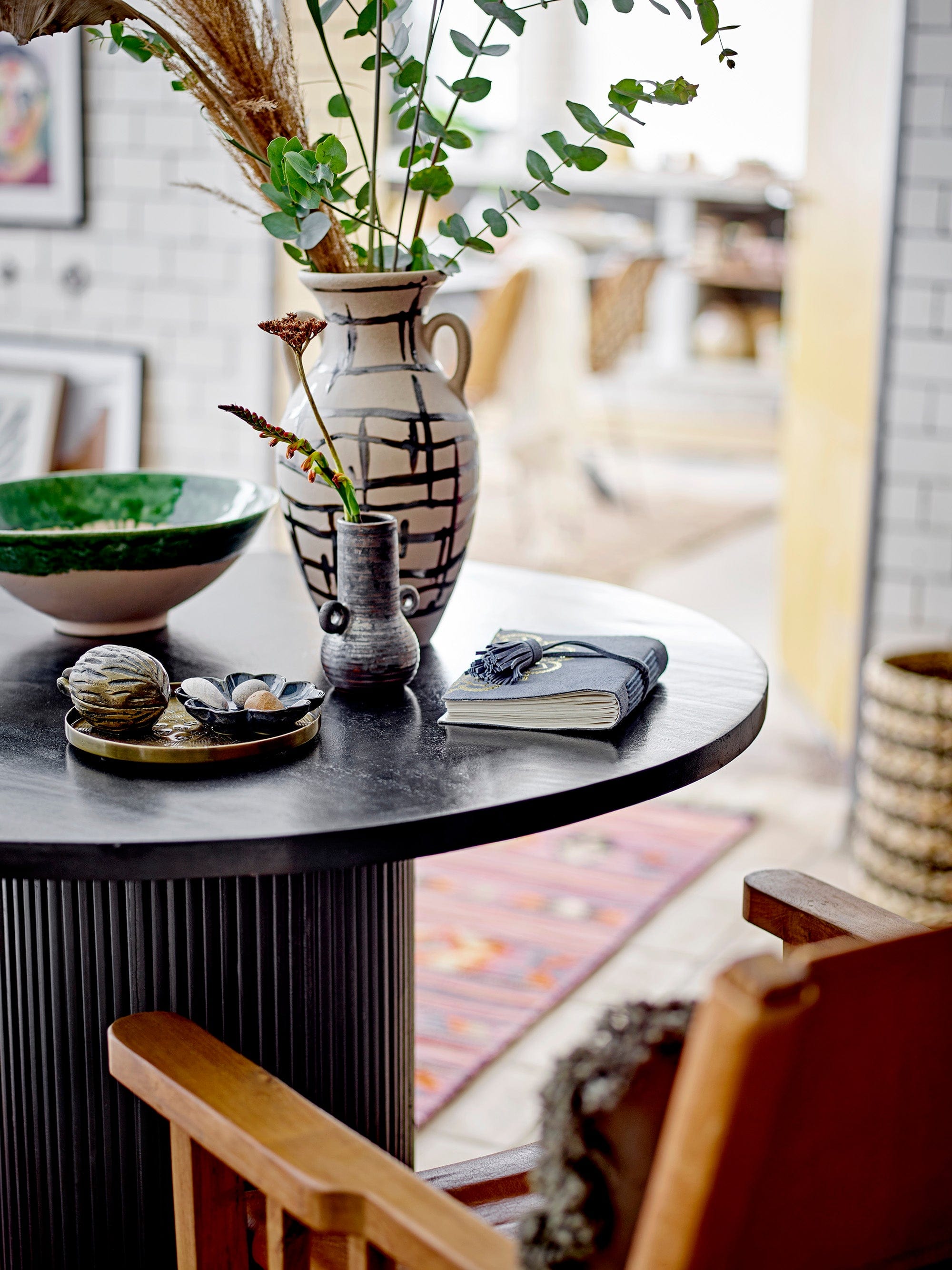 Vaza decorativa din ceramica, Casaya Maro, L10xl7,5xH13,5 cm (2)