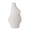 Vaza decorativa din ceramica, Elora Alb, L10xl9,5xH18 cm (1)
