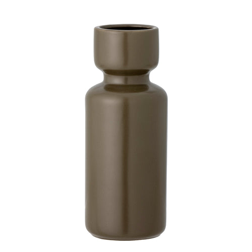 Vaza decorativa din ceramica, Ibro Verde, Ø9xH24 cm