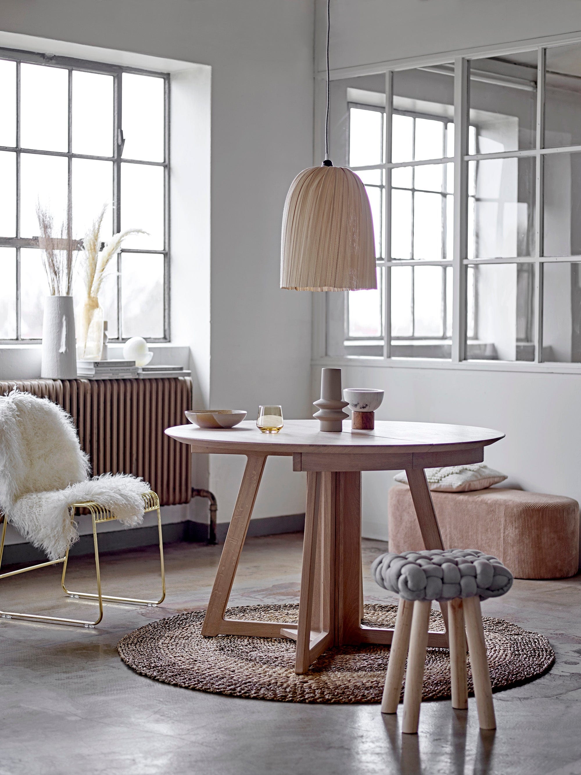 Vaza decorativa din ceramica, Isold Natural, Ø12,5xH22 cm (1)