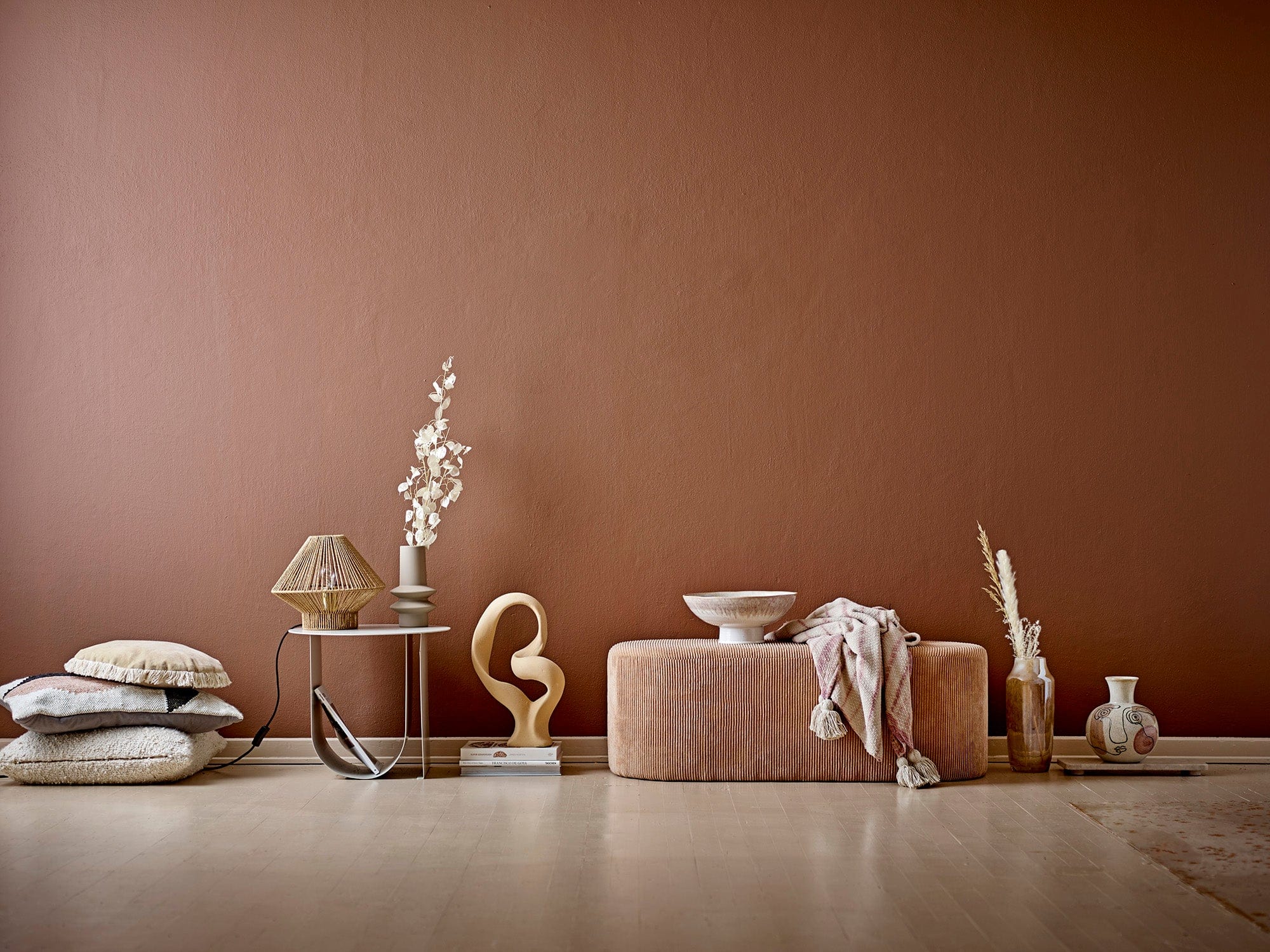 Vaza decorativa din ceramica, Isold Natural, Ø12,5xH22 cm (4)