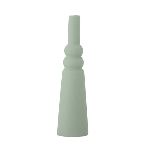 Vaza decorativa din ceramica, Isolde Verde, Ø7,5xH28,5 cm