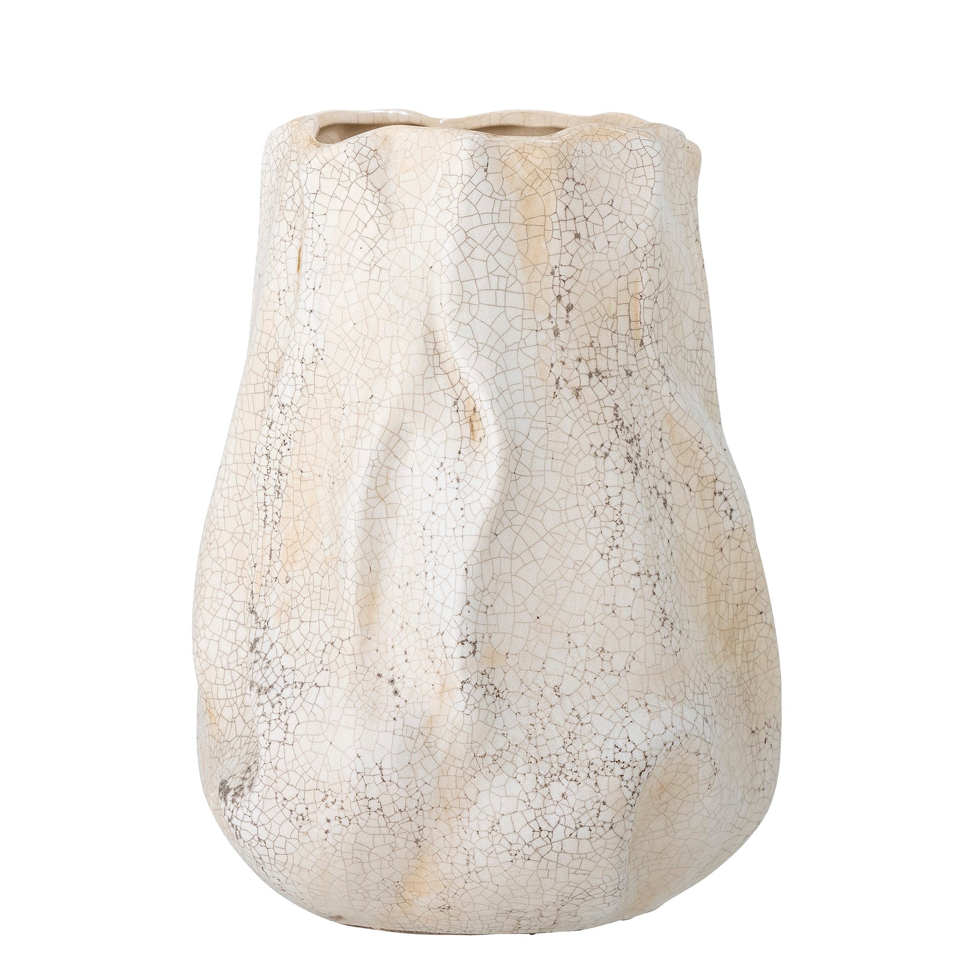 Vaza decorativa din ceramica, Kajsa Natural, Ø20,5xH27 cm
