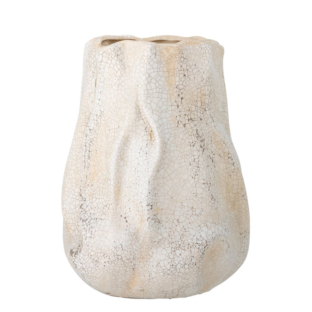 Vaza decorativa din ceramica, Kajsa Natural, Ø20,5xH27 cm