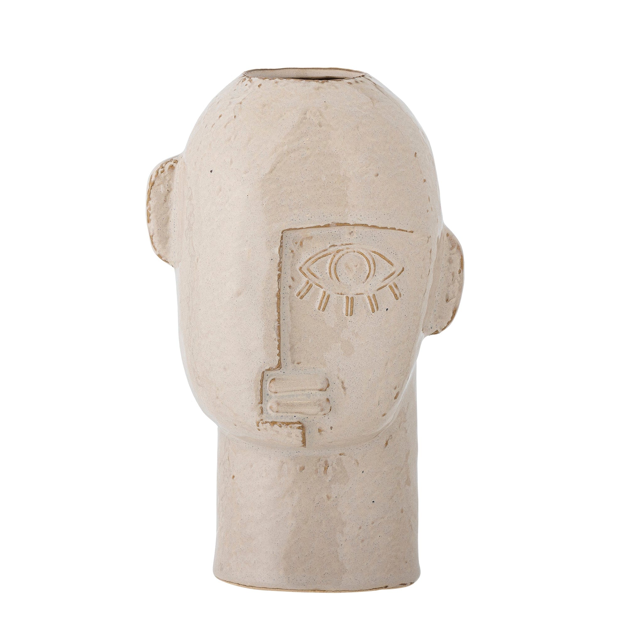 Vaza decorativa din ceramica, Lizzie Natural, Ø15,5xH25,5 cm