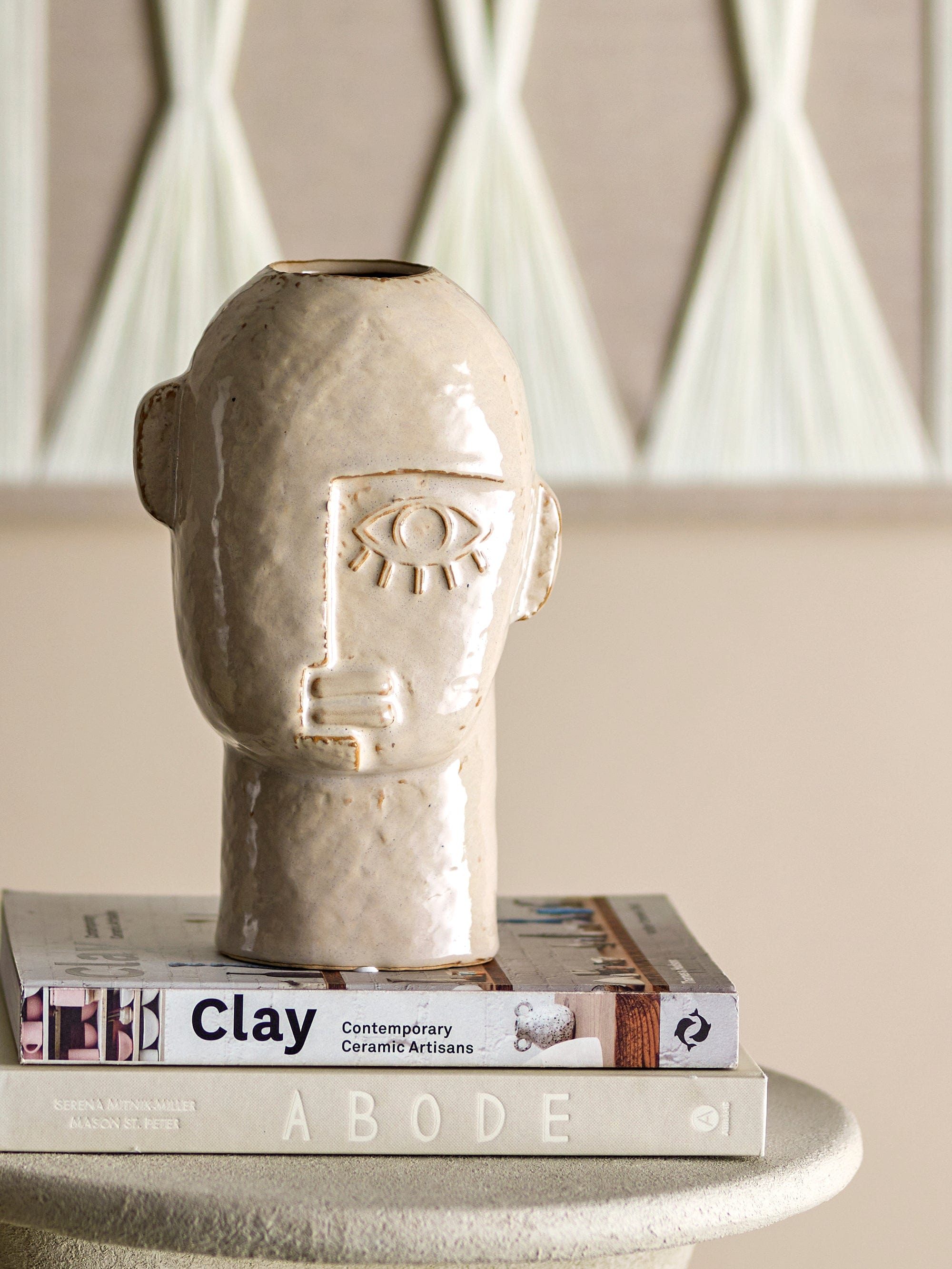 Vaza decorativa din ceramica, Lizzie Natural, Ø15,5xH25,5 cm (4)