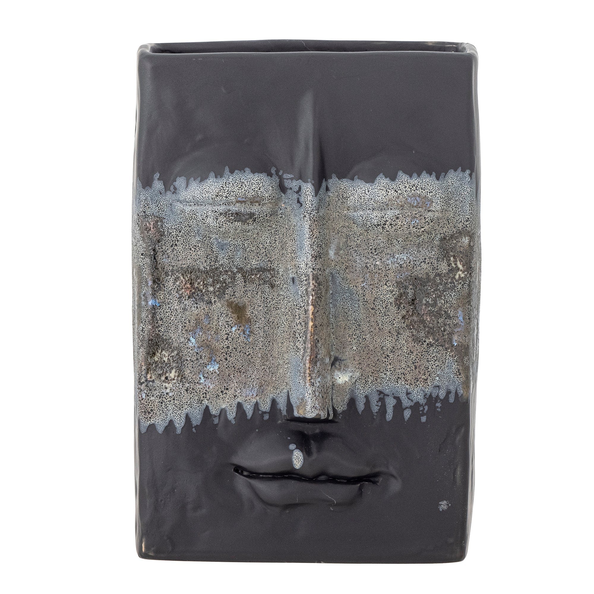 Vaza decorativa din ceramica, Nasru Negru, L15xl10,5xH22 cm (1)