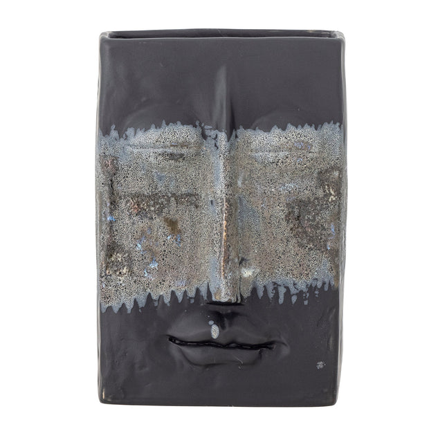 Vaza decorativa din ceramica, Nasru Negru, L15xl10,5xH22 cm (1)