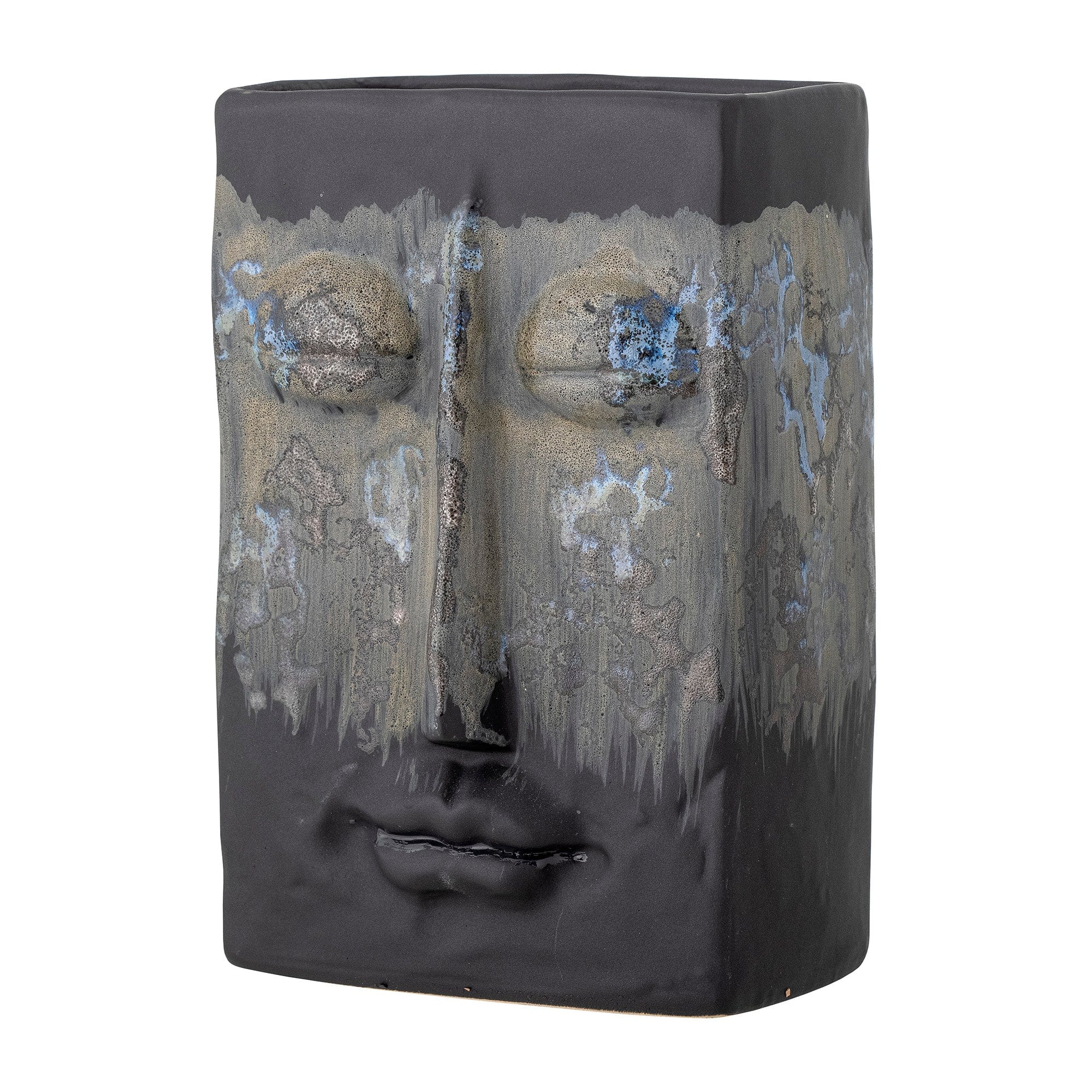 Vaza decorativa din ceramica, Nasru Negru, L15xl10,5xH22 cm (2)