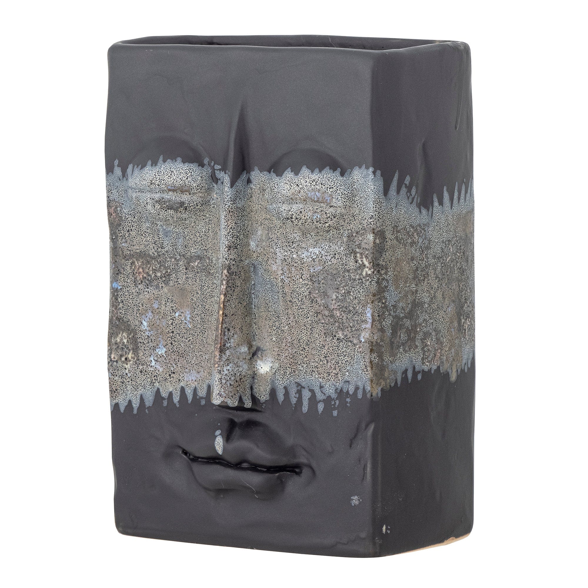 Vaza decorativa din ceramica, Nasru Negru, L15xl10,5xH22 cm (3)