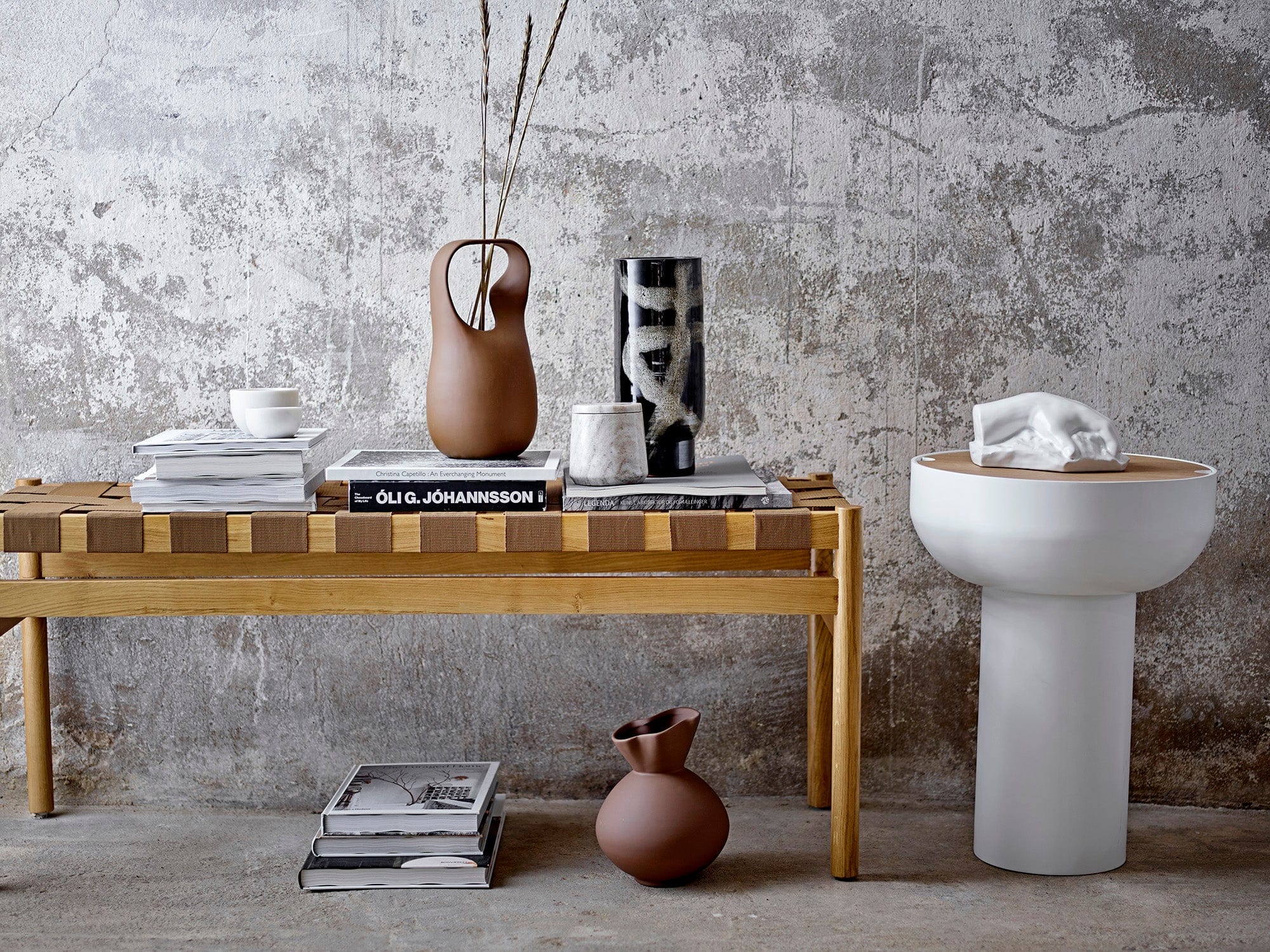 Vaza decorativa din ceramica, Nicita Maro, Ø17xH20 cm (3)