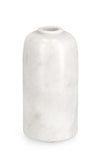 Vaza decorativa din marmura, Kandy Alb, Ø7,5xH15 cm
