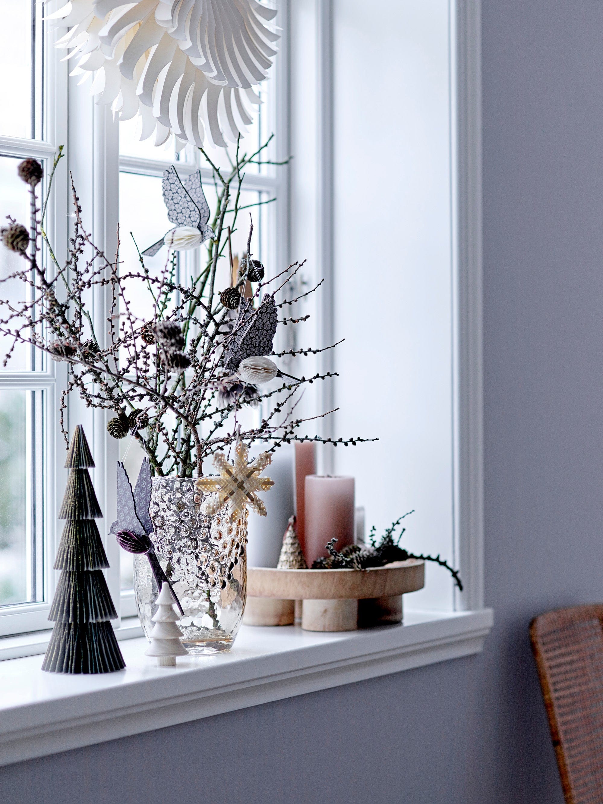 Vaza decorativa din sticla, Emalia Maro, Ø15xH22,5 cm (2)