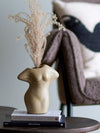 Vaza decorativa din teracota, Lulu Natural, L14xl7xH16 cm (3)
