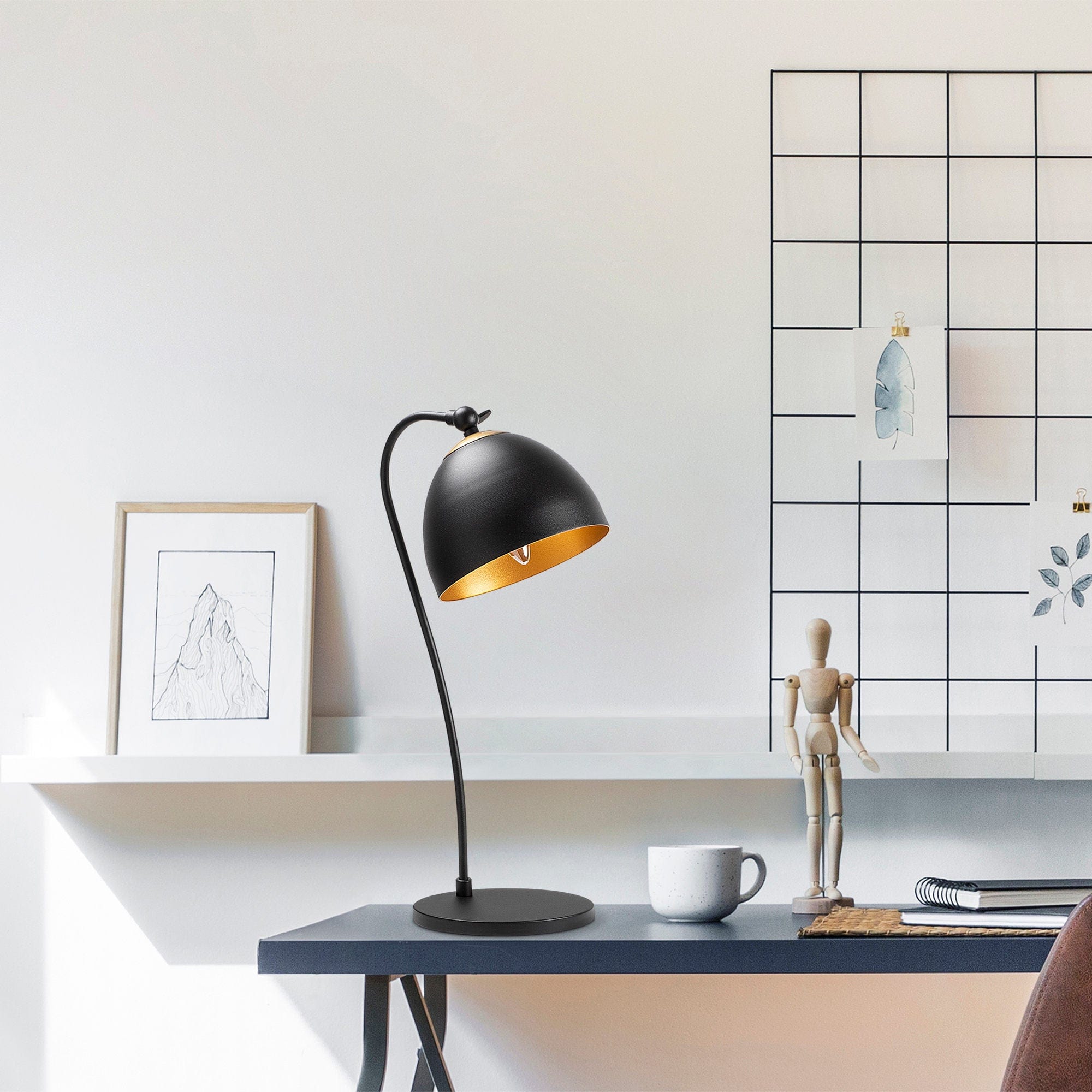 Veioza Acuka12295 Negru / Auriu (1)