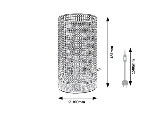 RabaLux Veioza Boogie 3179 Auriu / Alb