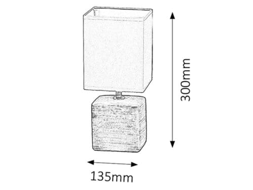 Veioza Orlando 4929 Crem / Alb (1)