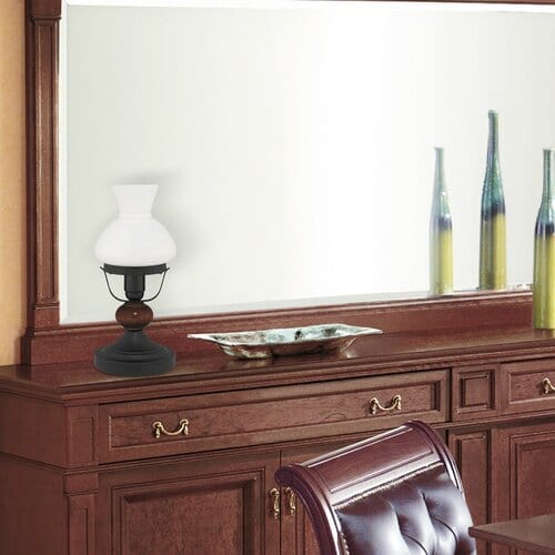 Veioza Petronel 7072 Negru Mat / Alb (2)