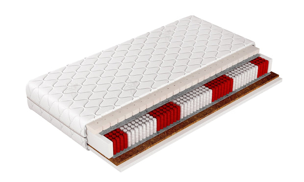 Wersal 200 x 140 cm WERNIGHT, Saltea Grand Latex cu arcuri individuale Multipocket si Spuma poliuretanica 7 Zone, cu Husa Detasabila Clima-Care Lavabila, Antialergica, H2/H3, 21 cm Grosime