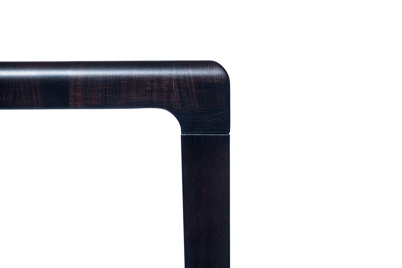 Scaun de bar din lemn de stejar Rioja Black High, l32xA32xH80 cm (4)
