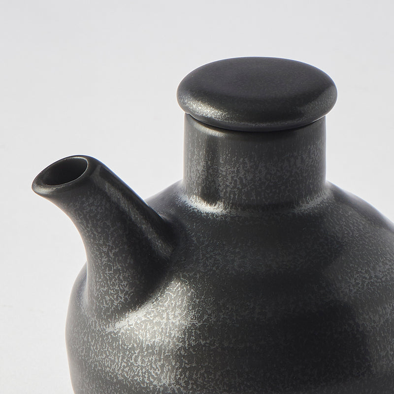 Sosiera din ceramica, Soy Pot Negru, 150 ml (1)