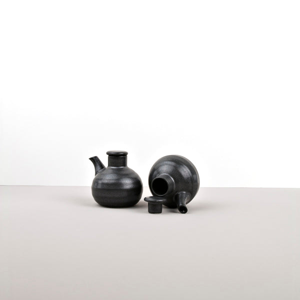 Sosiera din ceramica, Soy Pot Negru, 150 ml (3)