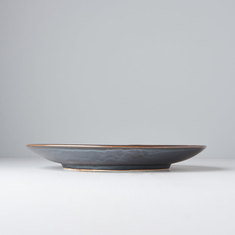 Platou pentru servire, din ceramica, Pearl Negru, Ø25,5xH3,5 cm (3)