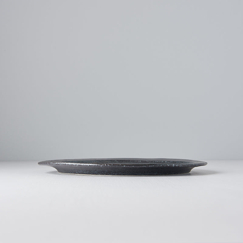 Platou pentru servire, din ceramica, Craft Negru, Ø25xH1,5 cm (2)