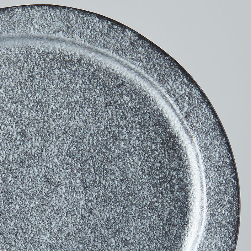Platou pentru servire, din ceramica, Craft Negru, Ø25xH1,5 cm (1)