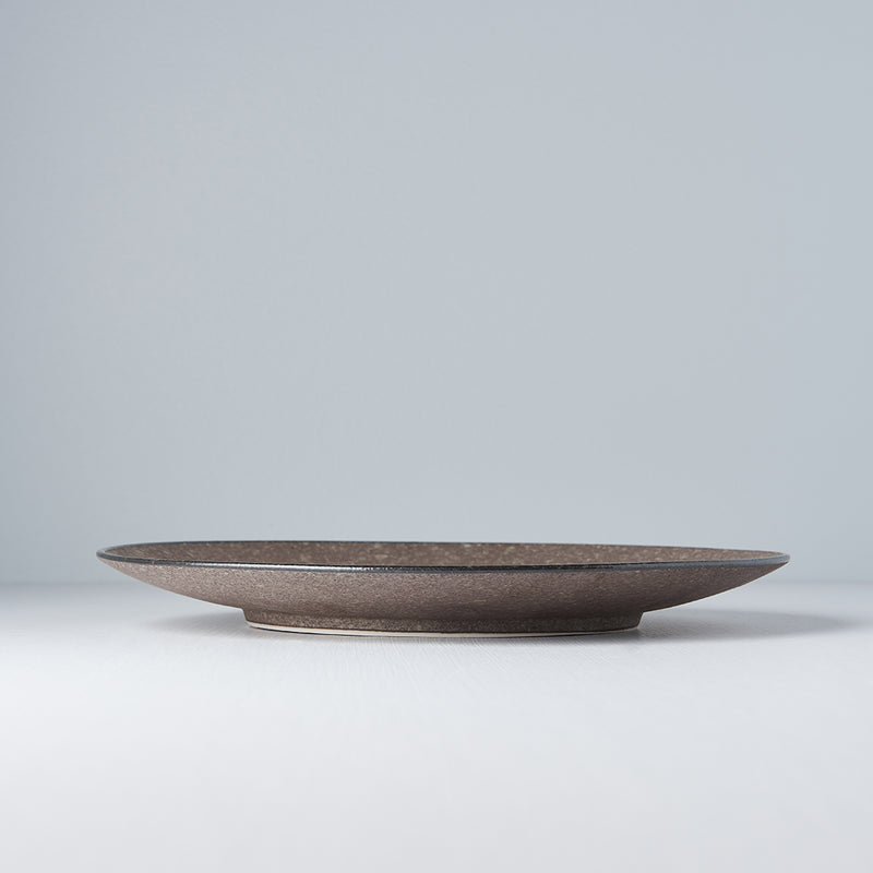 Platou pentru servire, din ceramica, Earth D Maro, Ø28,5xH3 cm (3)