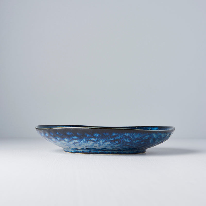 Platou pentru servire, din ceramica, Indigo Albastru, Ø23xH4 cm (1)