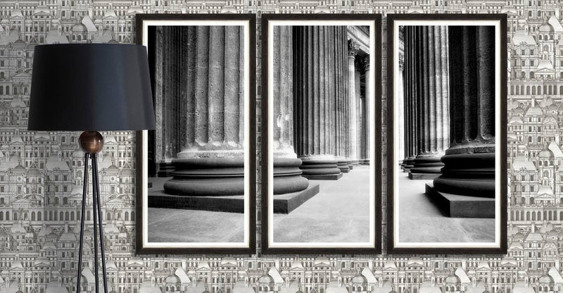 Tablou 3 piese Framed Art Church Colonnade Triptych (2)